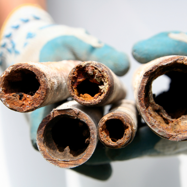 clogged sewer line