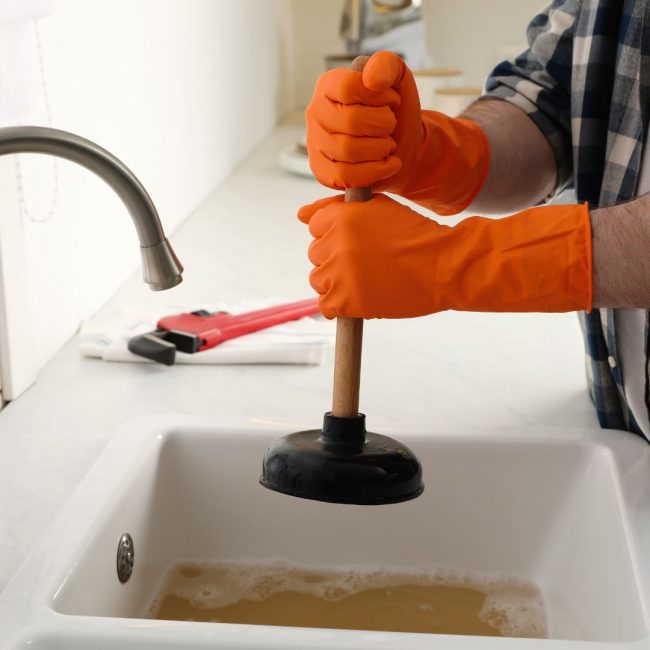 unclog sink drain